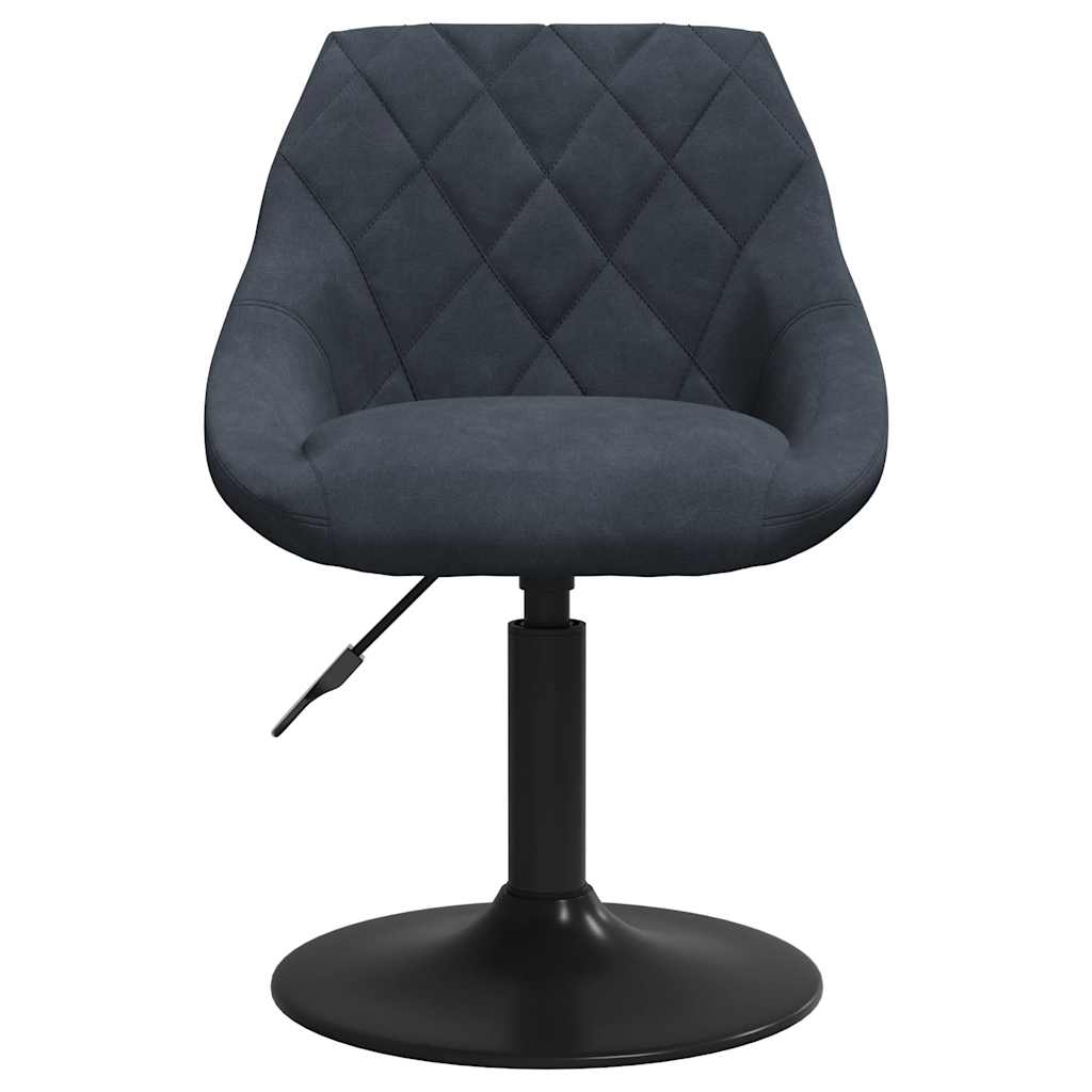 Καρέκλες Τραπεζαρίας Περιστρεφόμενες 4 τεμ. Σκ. Γκρι Βελούδινες - PAKOBAZAAR