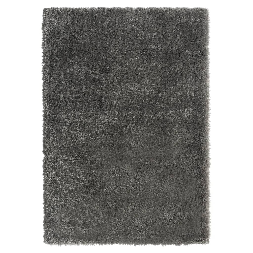 Χαλί Shaggy με Ψηλό Πέλος Ανθρακί 140x200 εκ. 50 χιλ.