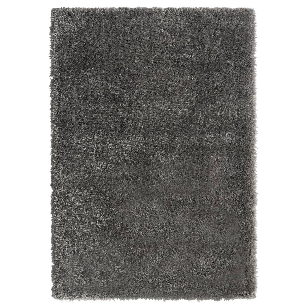 Χαλί Shaggy με Ψηλό Πέλος Ανθρακί 160x230 εκ. 50 χιλ.