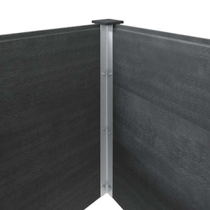 Ζαρντινιέρα Υπερυψωμένη Γκρι 200 x 100 x 91 εκ. από WPC