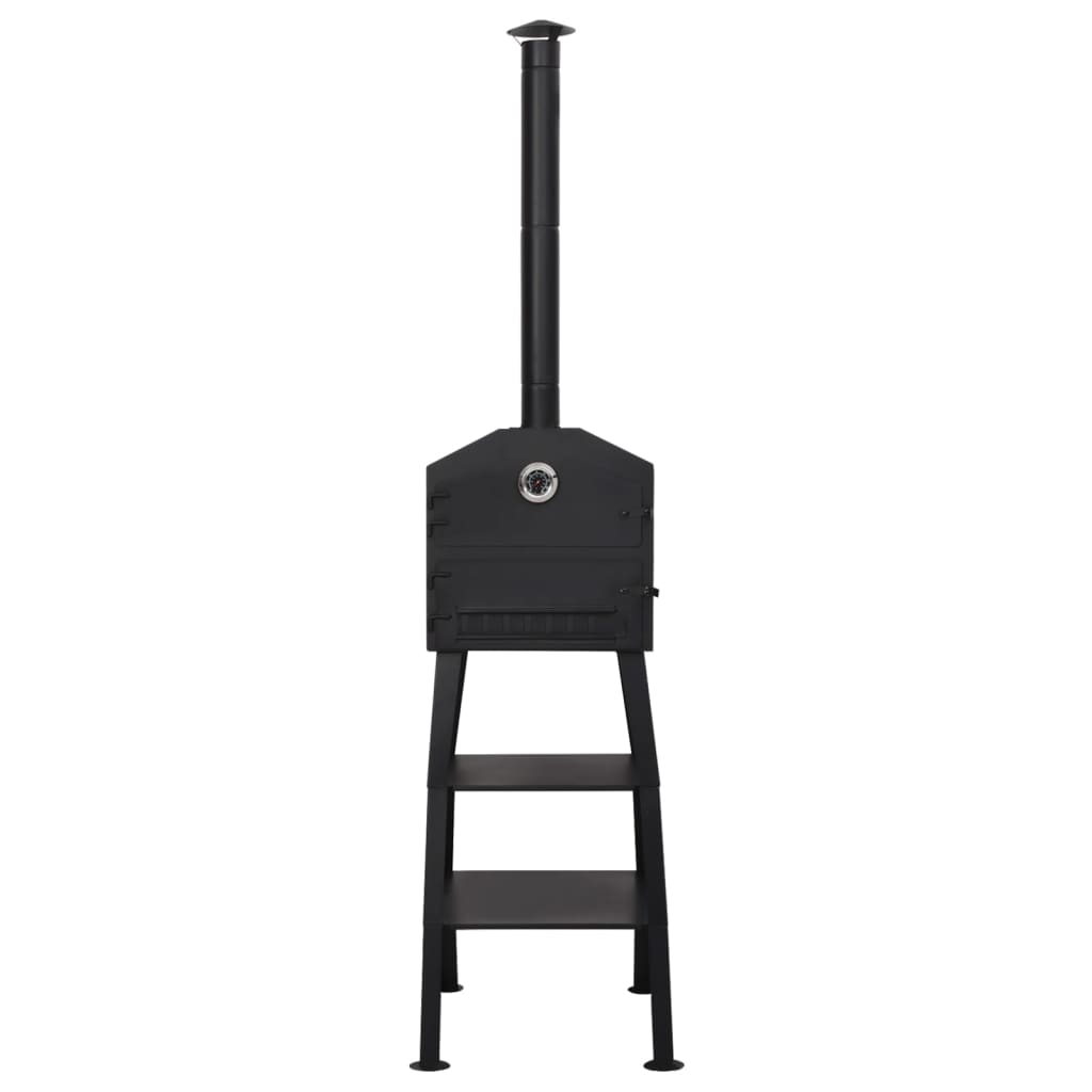 Φούρνος Πίτσας Υπαίθριος με Κάρβουνα με 2 Πυρότουβλα