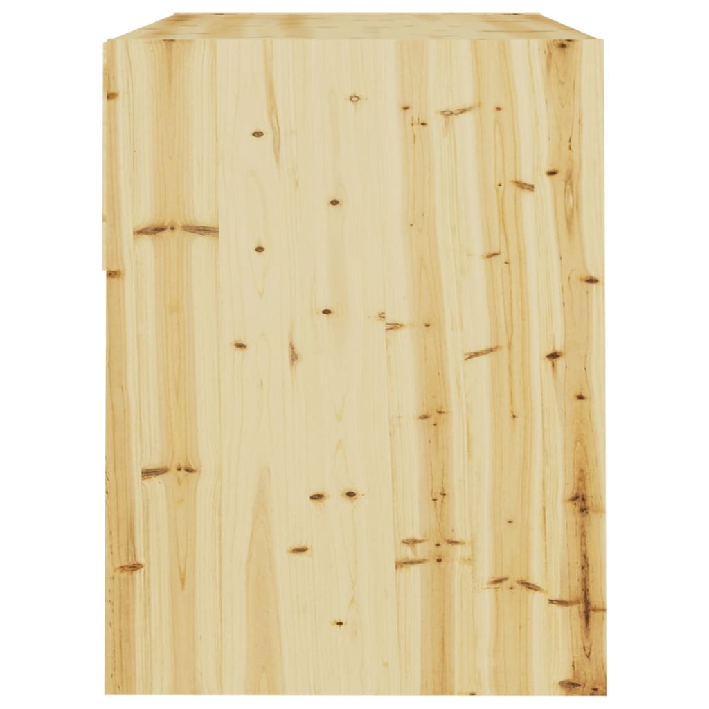 Κομοδίνα 2 τεμ. 40 x 31 x 40 εκ. από Μασίφ Ξύλο Ελάτης - Pakobazaar