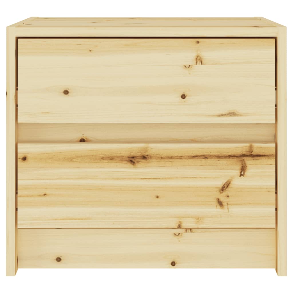 Κομοδίνο 40 x 30,5 x 35,5 εκ. από Μασίφ Ξύλο Ελάτης
