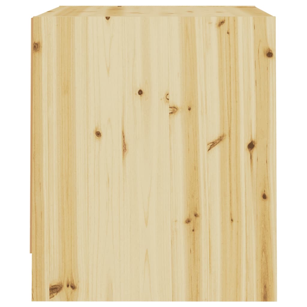 Κομοδίνο 40 x 30,5 x 35,5 εκ. από Μασίφ Ξύλο Ελάτης