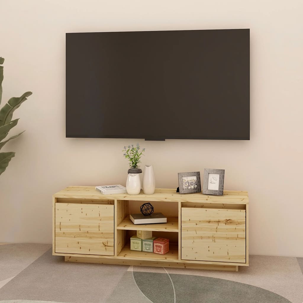 Έπιπλο Τηλεόρασης 110 x 30 x 40 εκ. από Μασίφ Ξύλο Ελάτης