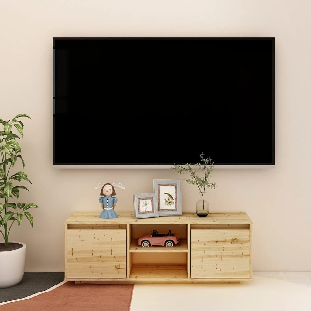 Έπιπλο Τηλεόρασης 110 x 30 x 40 εκ. από Μασίφ Ξύλο Ελάτης
