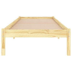 Πλαίσιο Κρεβατιού 75 x 190 εκ. από Μασίφ Ξύλο Small Single - Pakobazaar
