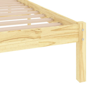 Πλαίσιο Κρεβατιού 90 x 190 εκ. από Μασίφ Ξύλο Single