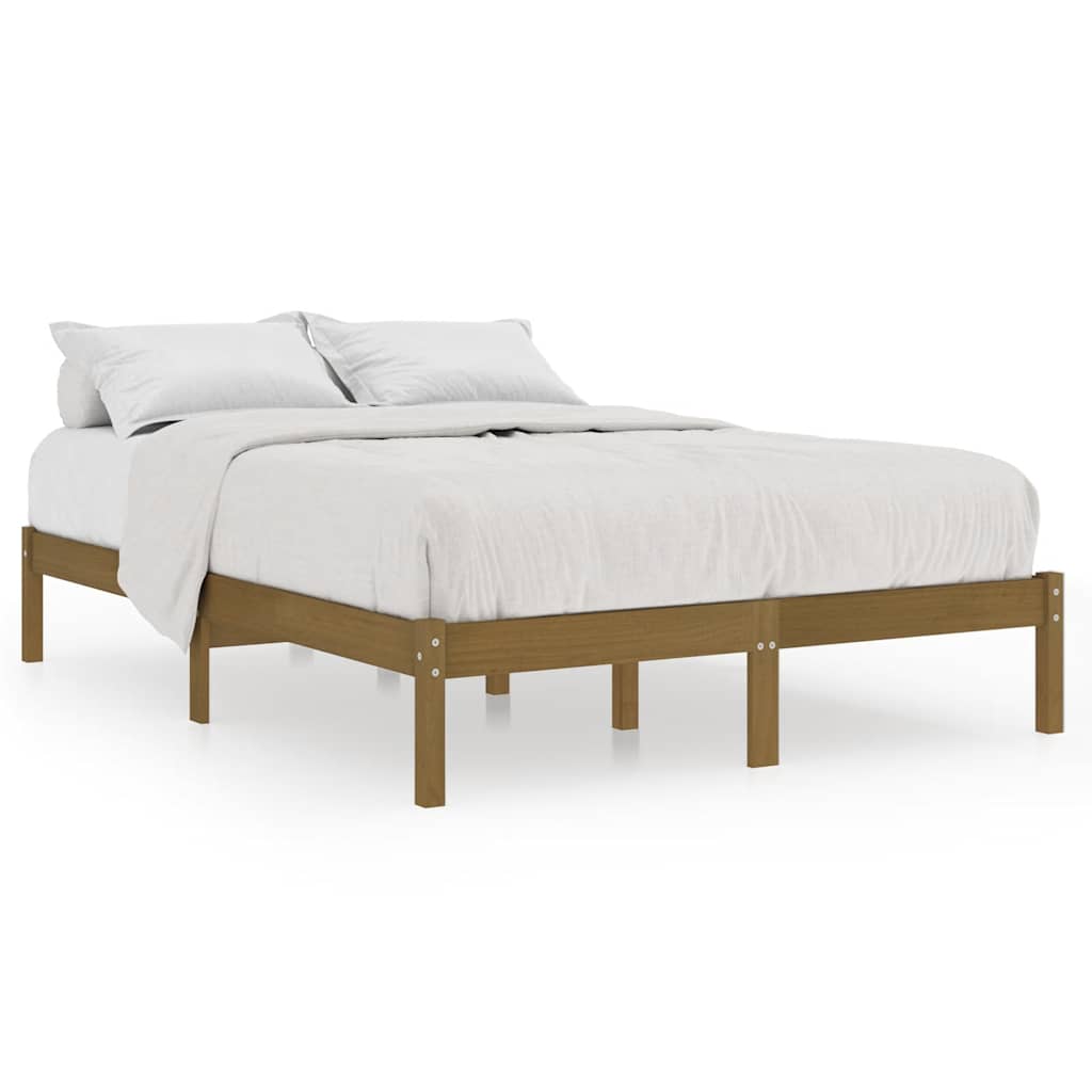 Πλαίσιο Κρεβατιού Μελί 150 x 200 εκ. Μασίφ Ξύλο King Size