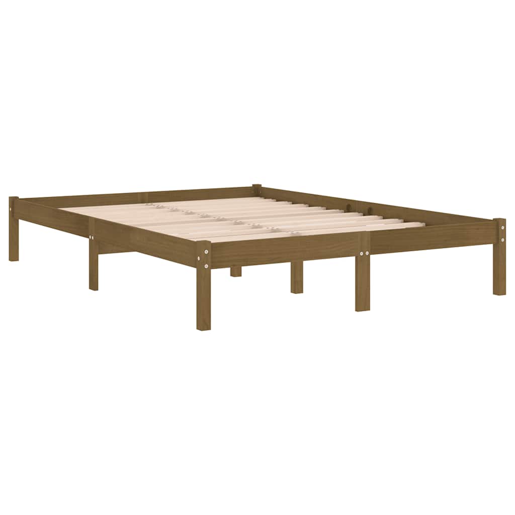 Πλαίσιο Κρεβατιού Μελί 150 x 200 εκ. Μασίφ Ξύλο King Size