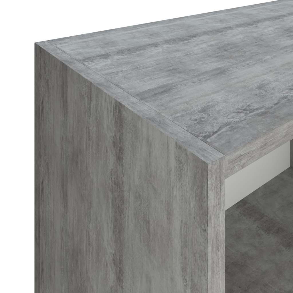 Βιβλιοθήκη Γκρι Σκυροδέματος 60 x 31 x 78 εκ. από Μοριοσανίδα