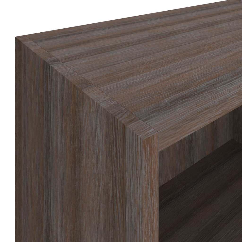 Βιβλιοθήκη Γκρι/Sonoma Δρυς 60 x 31 x 78 εκ. από Επεξ. Ξύλο