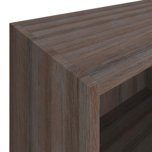 Βιβλιοθήκη Γκρι/Sonoma Δρυς 60 x 31 x 78 εκ. από Επεξ. Ξύλο