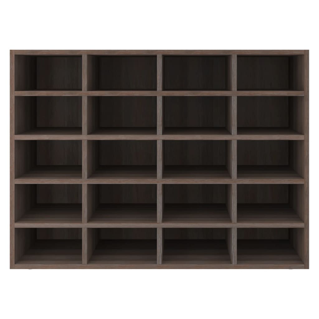 Ραφιέρα Παπουτσιών Γκρι Sonoma Δρυς 92x30x67,5 εκ. Επεξ. Ξύλο - Pakobazaar