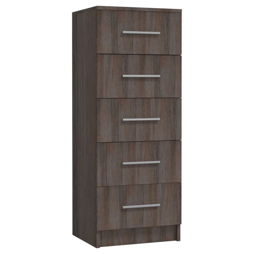 Συρταριέρα Ψηλή Sonoma Δρυς 41x35x106 εκ. Επεξεργασμένο Ξύλο