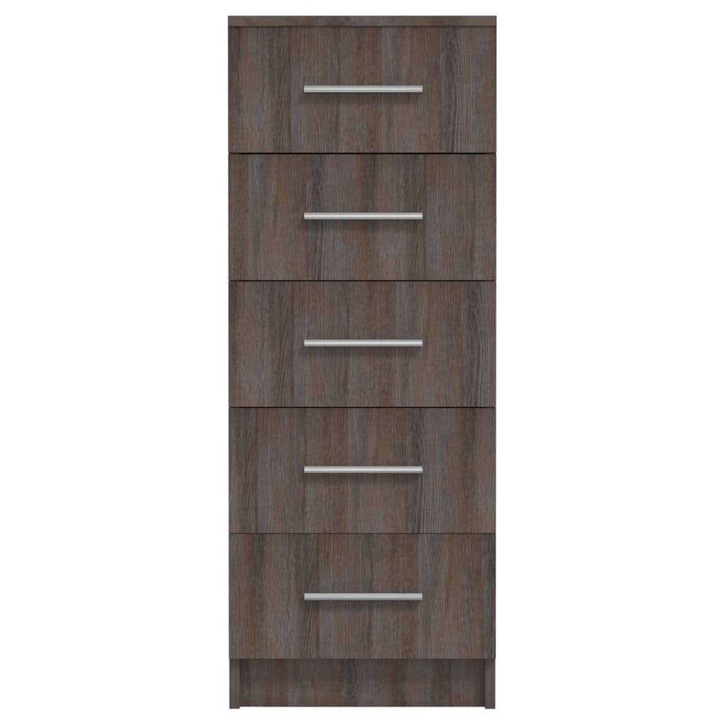 Συρταριέρα Ψηλή Sonoma Δρυς 41x35x106 εκ. Επεξεργασμένο Ξύλο