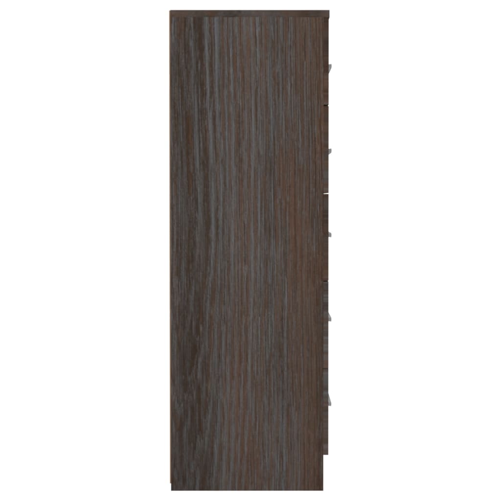 Συρταριέρα Ψηλή Sonoma Δρυς 41x35x106 εκ. Επεξεργασμένο Ξύλο