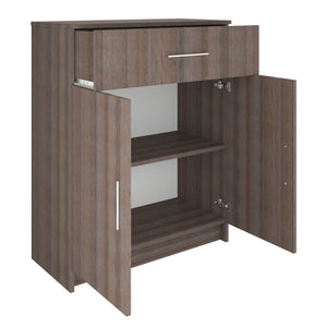 Ντουλάπι Γκρι/Sonoma Δρυς 71 x 35 x 88 εκ. από Μοριοσανίδα