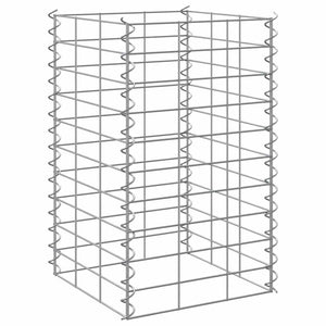 Συρματοκιβώτια-Γλάστρες Υπερυψ. 3 τεμ. 30x30x50εκ. Σιδερένιες - PAKOBAZAAR