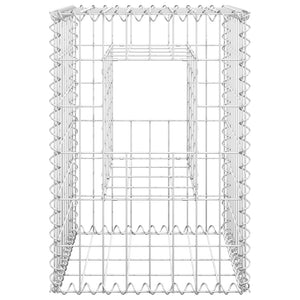 Συρματοκιβώτια Στύλοι 2 τεμ. 40 x 40 x 60 εκ. Σιδερένιοι - PAKOBAZAAR