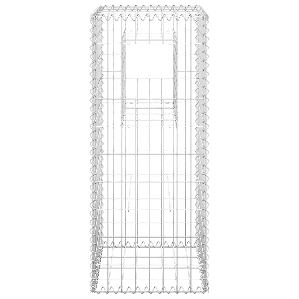 Συρματοκιβώτιο Στύλος 40 x 40 x 100 εκ. Σιδερένιο - PAKOBAZAAR