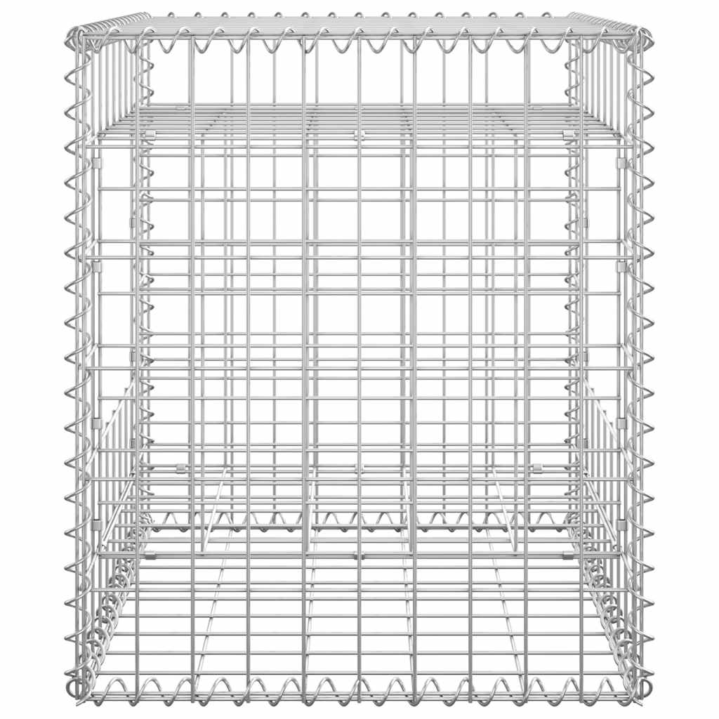 Συρματοκιβώτιο Στύλος 50 x 50 x 60 εκ. Σιδερένιο - PAKOBAZAAR