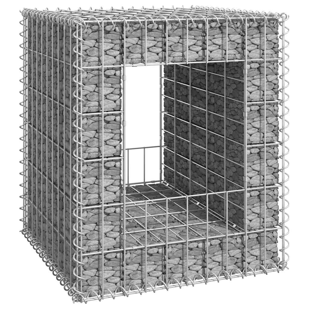 Συρματοκιβώτιο Στύλος 50 x 50 x 60 εκ. Σιδερένιο - PAKOBAZAAR