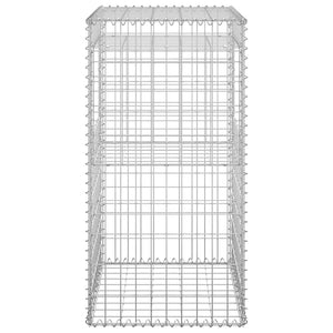 Συρματοκιβώτιο Στύλος 50 x 50 x 100 εκ. Σιδερένιο - PAKOBAZAAR