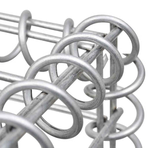 Συρματοκιβώτιο Στύλος 50 x 50 x 100 εκ. Σιδερένιο - PAKOBAZAAR