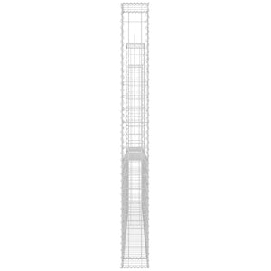 Συρματοκιβώτια σε U Σχήμα με 3 Στύλους 260x20x200 εκ Σιδερένιο - PAKOBAZAAR