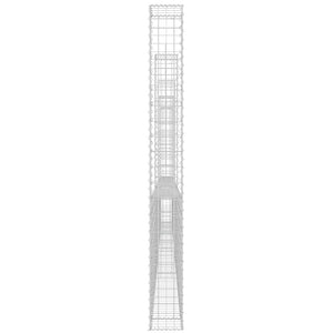 Συρματοκιβώτιο σε U Σχήμα με 5 Στύλους 500x20x200 εκ Σιδερένιο - PAKOBAZAAR
