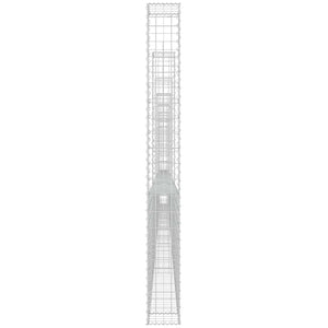Συρματοκιβώτιο σε U Σχήμα με 7 Στύλους 740x20x200 εκ Σιδερένιο - PAKOBAZAAR