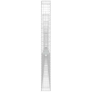 Συρματοκιβώτιο σε U Σχήμα με 8 Στύλους 860x20x200 εκ. Σιδερένιο - PAKOBAZAAR