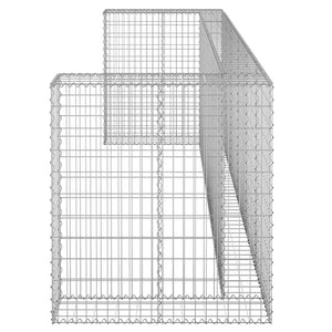 Συρματοκιβώτιο Τοίχος για Κάδους 325x100x110 εκ Γαλβαν. Χάλυβας - PAKOBAZAAR