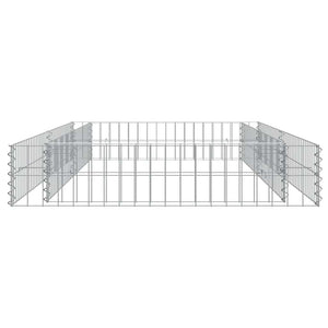 Συρματοκιβώτιο-Γλάστρα Υπερυψωμένη 200x100x20 εκ. Γαλβ. Χάλυβας - PAKOBAZAAR