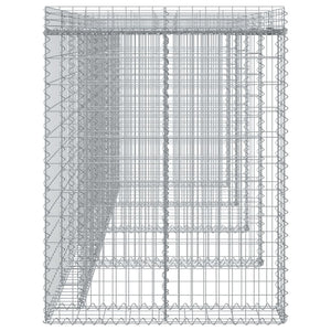 Συρματοκιβώτιο Τοίχου Κάδου Απορ. 350x91x120 εκ Γαλβαν. Σίδηρος - Pakobazaar