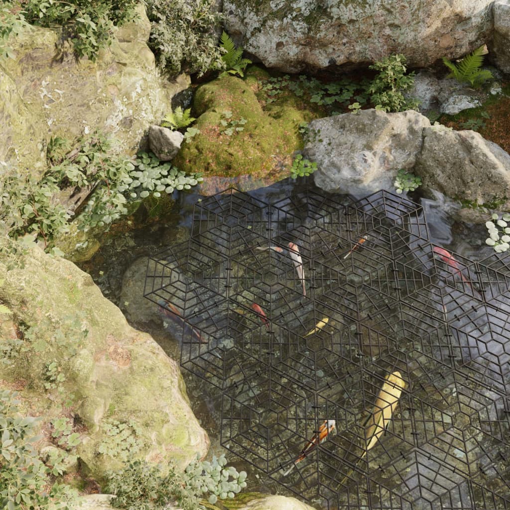 Προστατευτικά Λιμνών 40 Τεμ. Μαύρα από Πολυπροπυλένιο