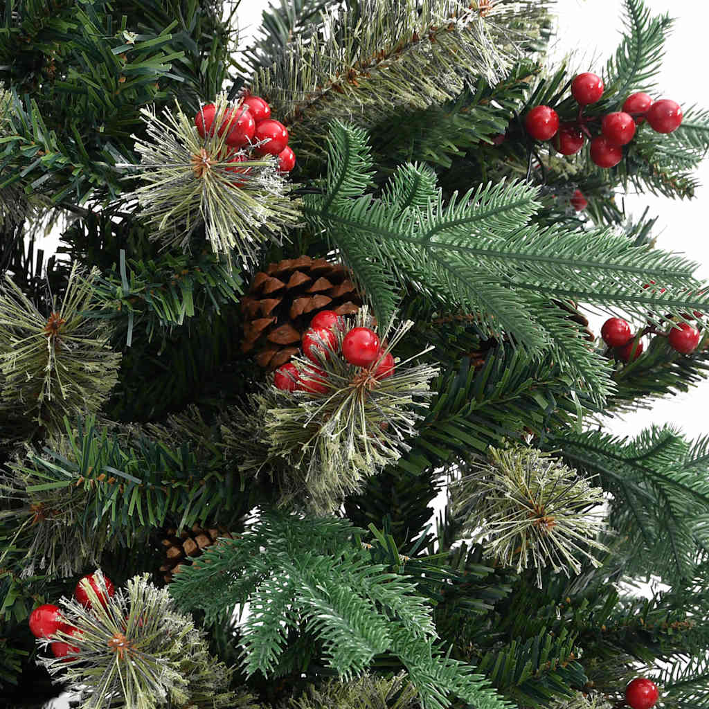 Χριστουγεννιάτικο Δέντρο Πράσινο 195 εκ. με Κουκουνάρια PVC&PE