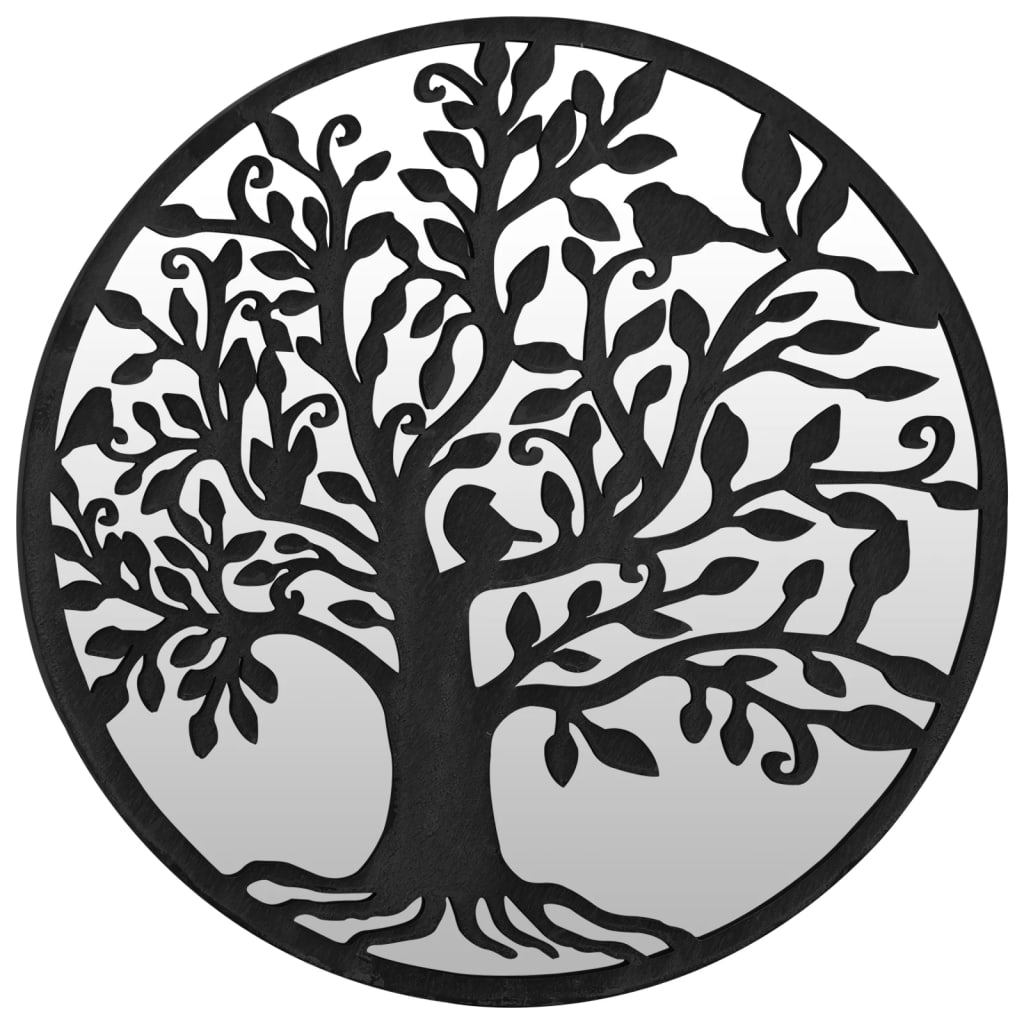 Καθρέφτης Κήπου για Εξωτερικούς Χώρους Μαύρος 60x2,5 εκ. Σίδερο