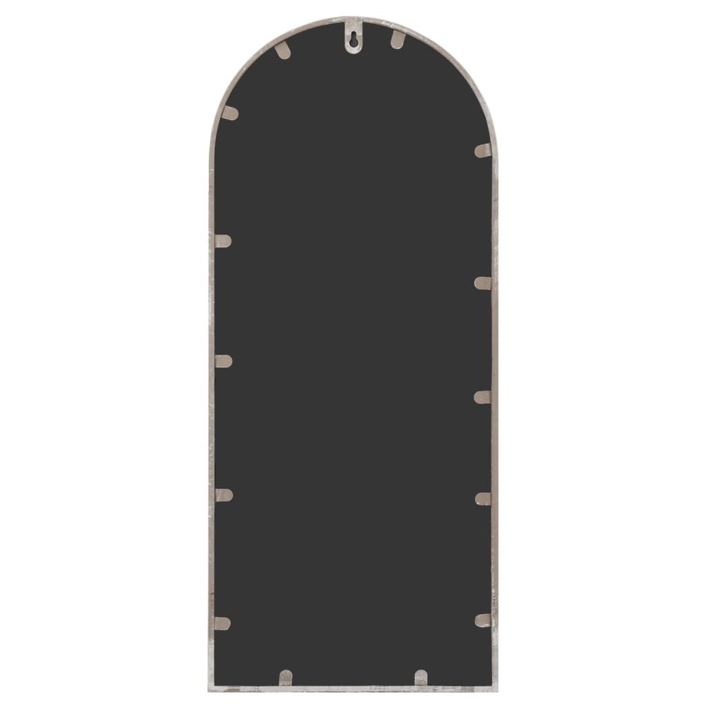 Καθρέφτης Κήπου για Εξ. Χώρους Λευκό της Άμμου 100x45 εκ Σίδερο