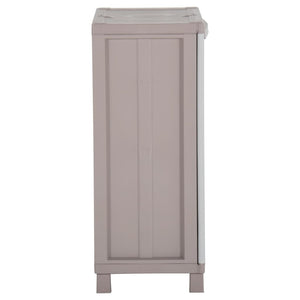 Ντουλάπι Αποθήκευσης με 2 Πόρτες 68x37,5x91,5 εκ. Αν. Γκρι/Μπεζ