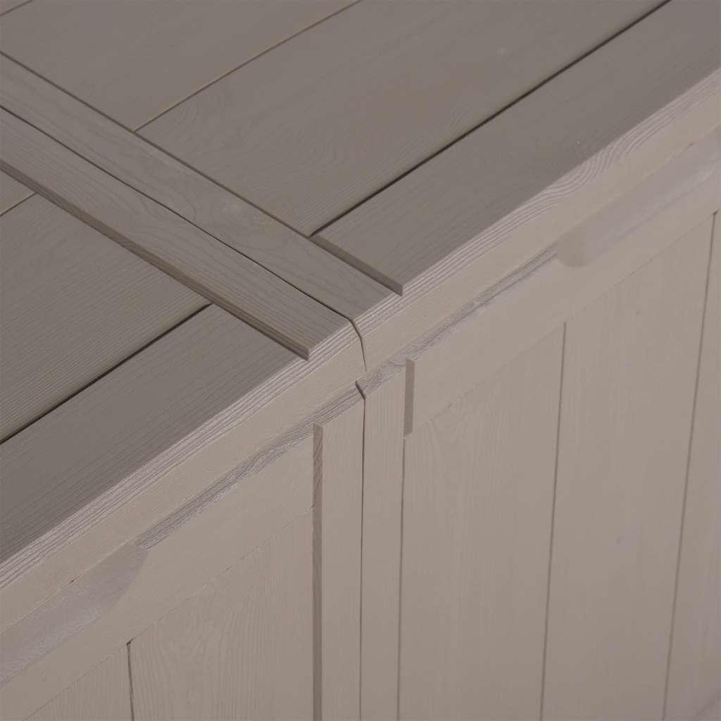 Μπαούλο Αποθήκευσης Κήπου Καφέ 270 Λίτρα Όψη ξύλου από PP - Pakobazaar