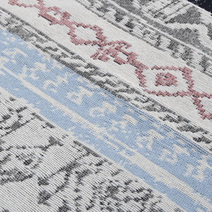 Χαλί Ροζ και Χρώμα Άκουα 120 x 180 εκ. Βαμβακερό