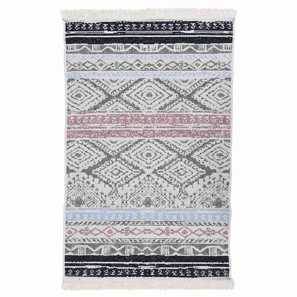 Χαλί Ροζ και Χρώμα Άκουα 160 x 230 εκ. Βαμβακερό - Pakobazaar