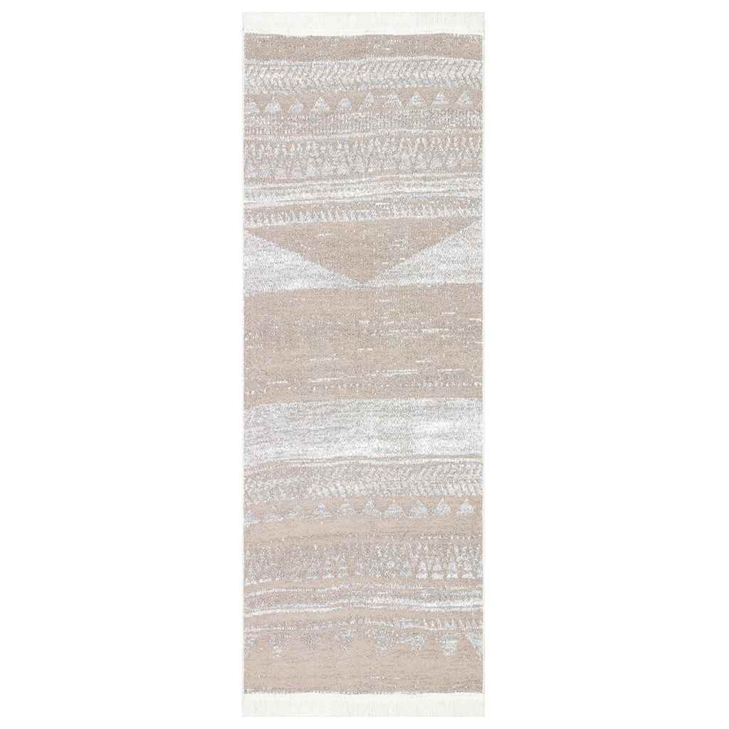 Χαλί Μπεζ 100 x 300 εκ. Βαμβακερό - Pakobazaar