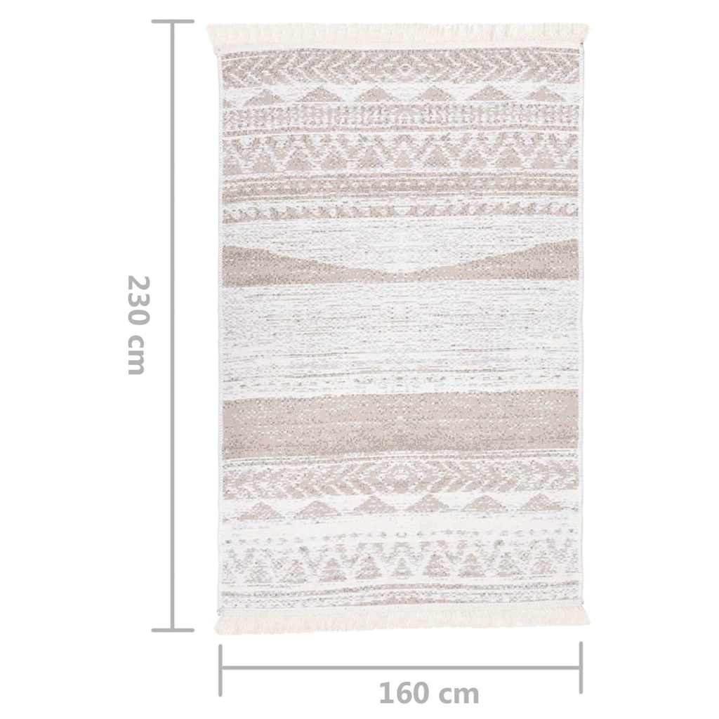 Χαλί Μπλε 160 x 230 εκ. Βαμβακερό