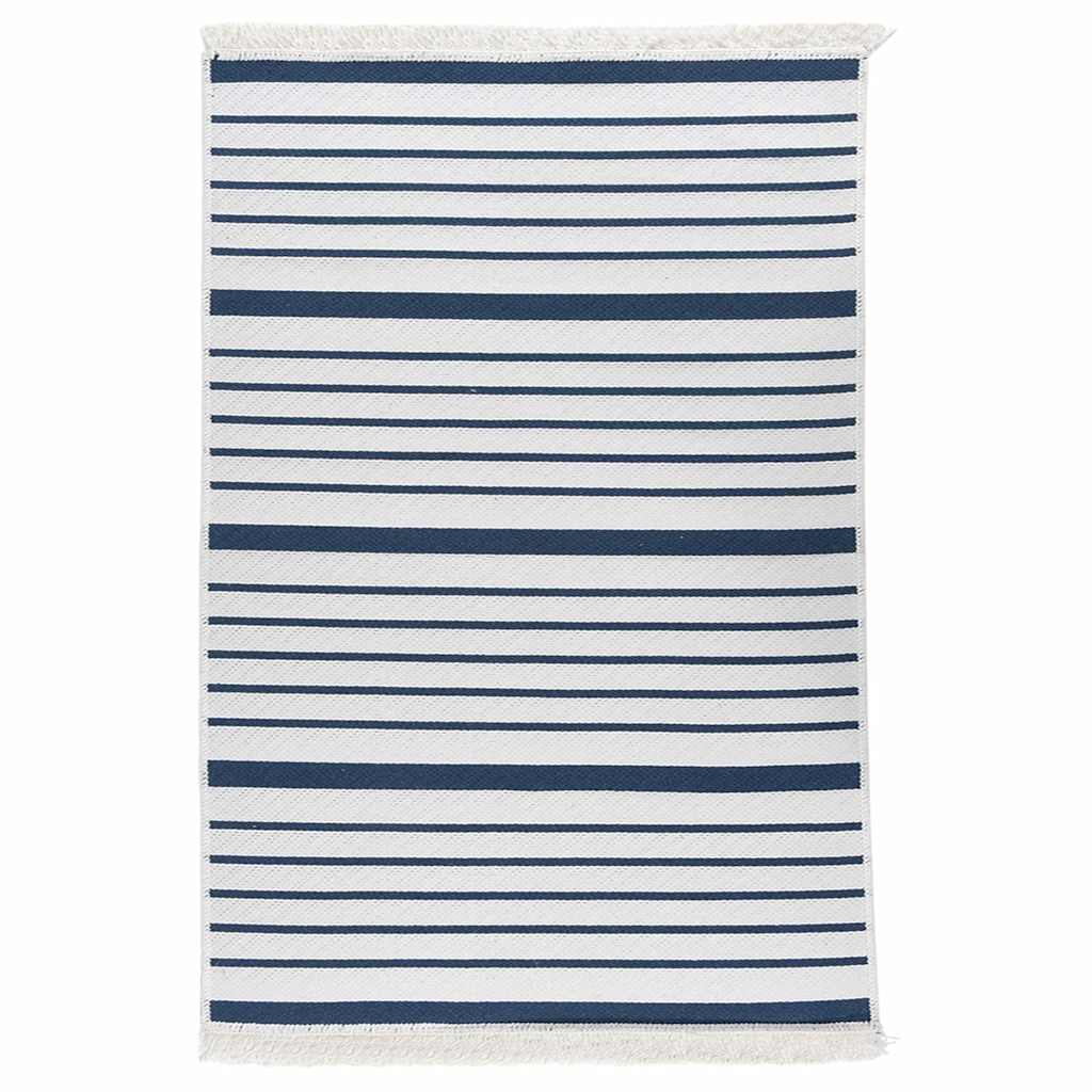 Χαλί Μπλε 160 x 230 εκ. Βαμβακερό - Pakobazaar
