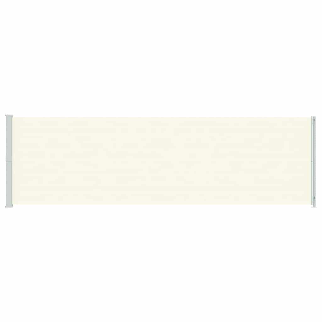 Σκίαστρο Βεράντας Πλαϊνό Συρόμενο Κρεμ 180 x 600 εκ.
