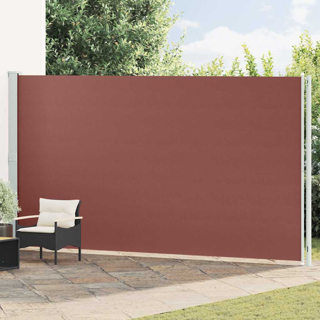 Σκίαστρο Πλαϊνό Συρόμενο Βεράντας Καφέ 220 x 600 εκ.