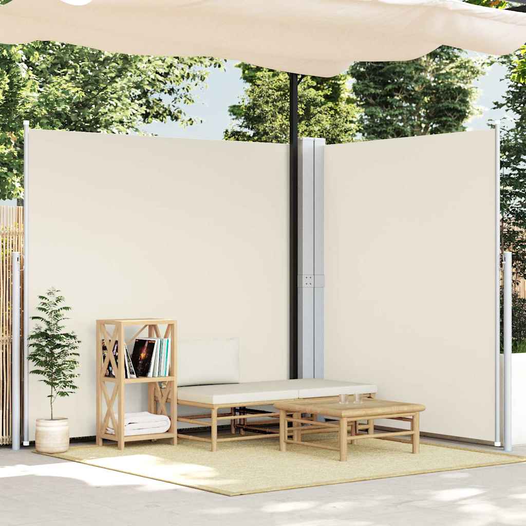 Σκίαστρο Πλαϊνό Συρόμενο Κρεμ 220 x 600 εκ. - Pakobazaar